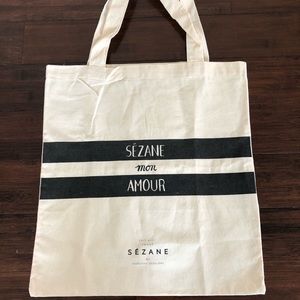 Sézane tote bag. NWOT
